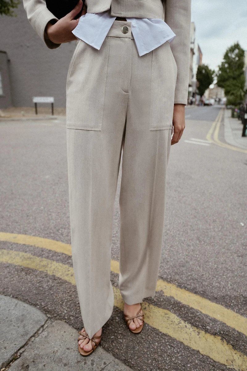 Pantalon droit femme 