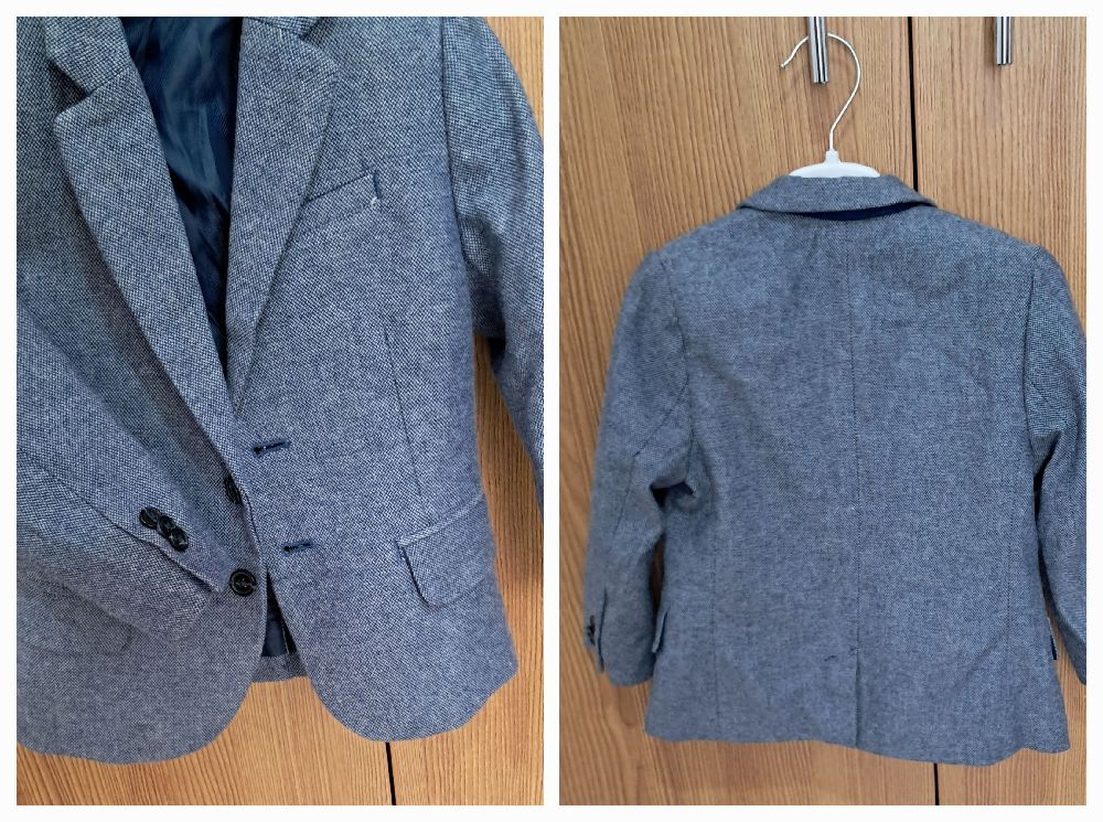 Costume bleu marque H&M taille 18mois 