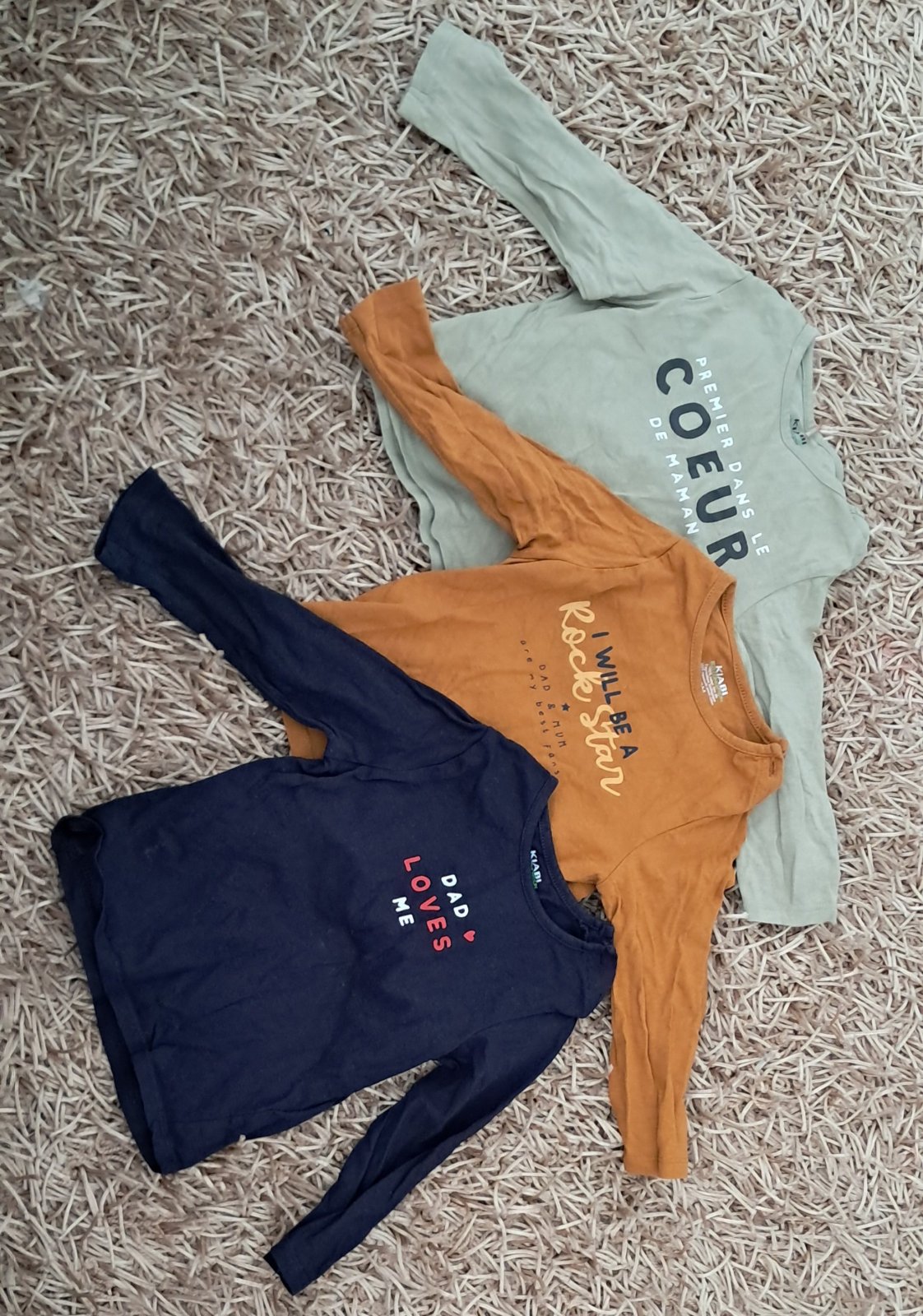 3 pulls en Cotton manche longue 
