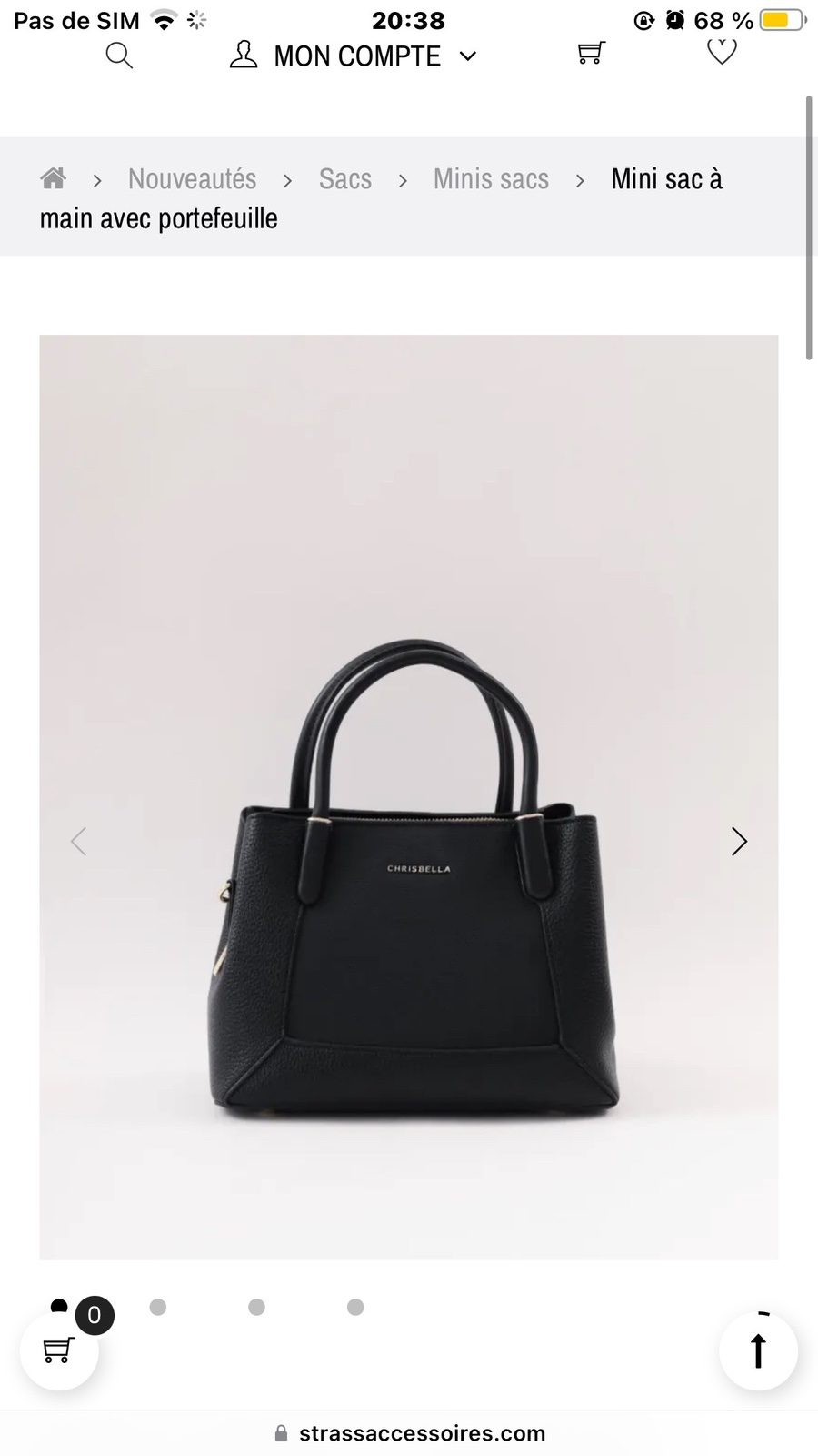 Sac à main noir