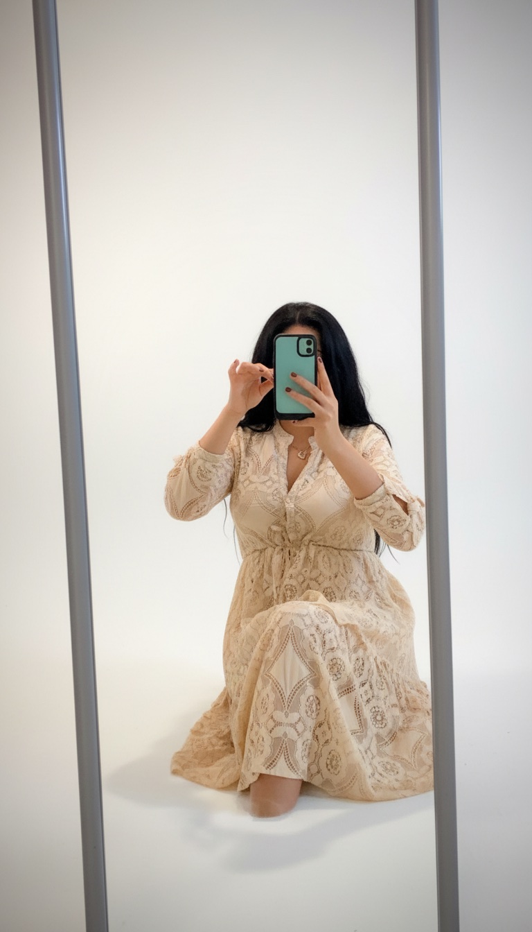 Robe beige