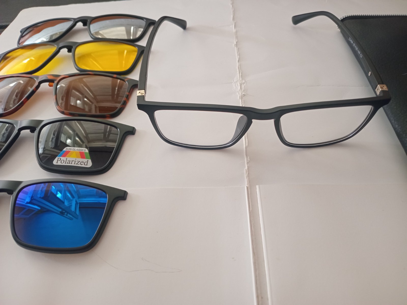 LUNETTE 6 EN 1 AVEC CLIP MAGNETIQUE POLARISER 400UV 
