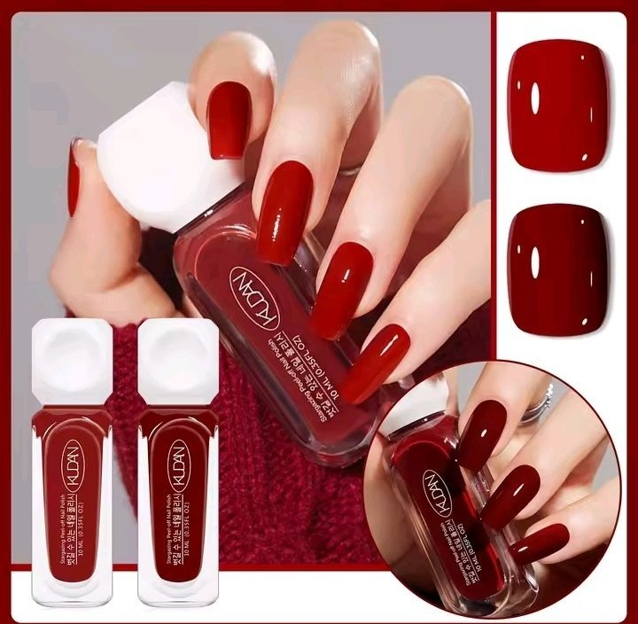 ENSSEMBLE DE VERNI A ONGLE PELABLE A BASE D EAU