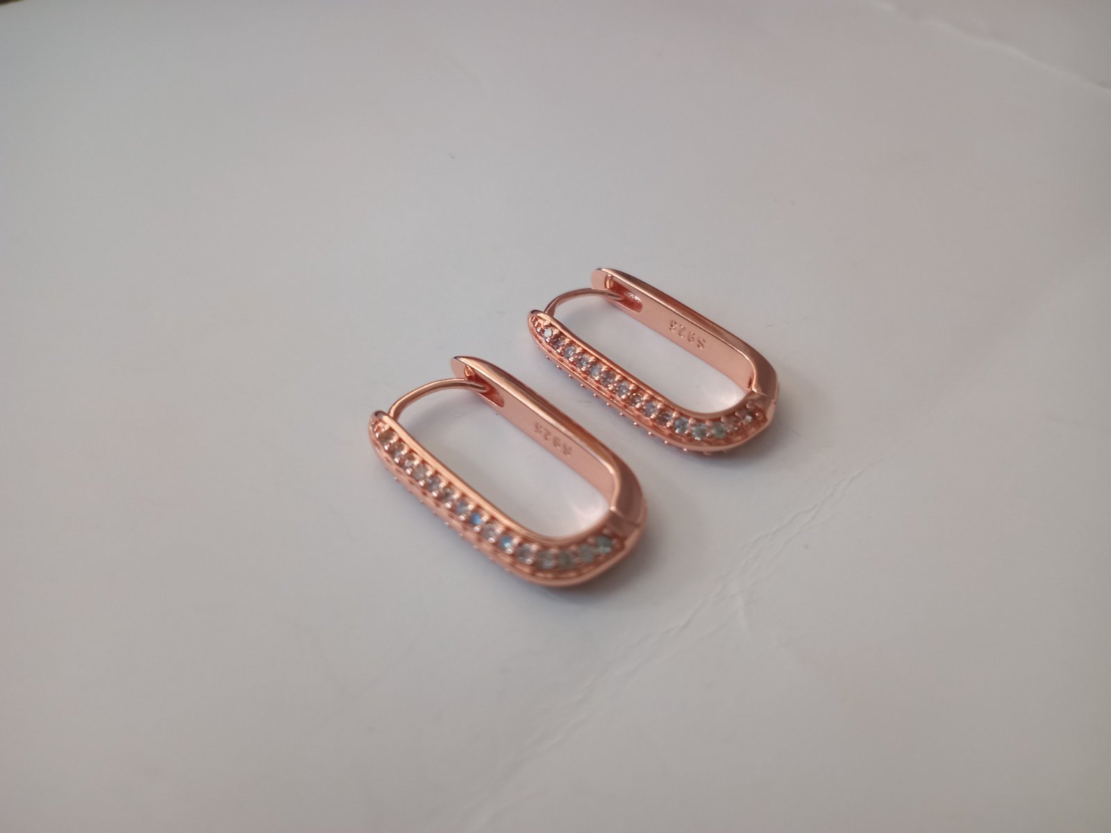 BOUCLE D OREILLE EN ARGENT STERLING S925 