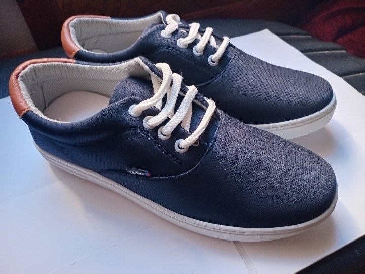CHAUSSURE ROCK STEP DECONTRACTE BLEU POINTURE 40