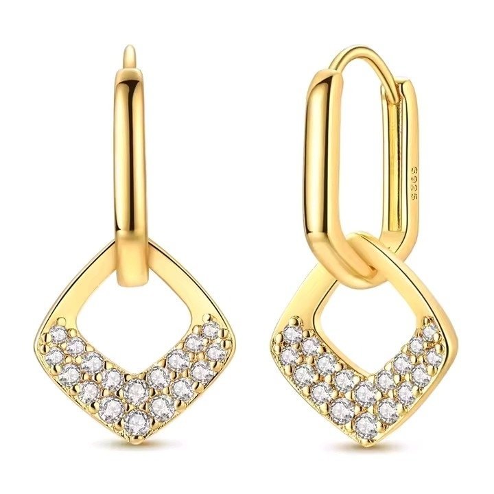 BOUCLE D OREILLE EN ARGENT STERLING S925 