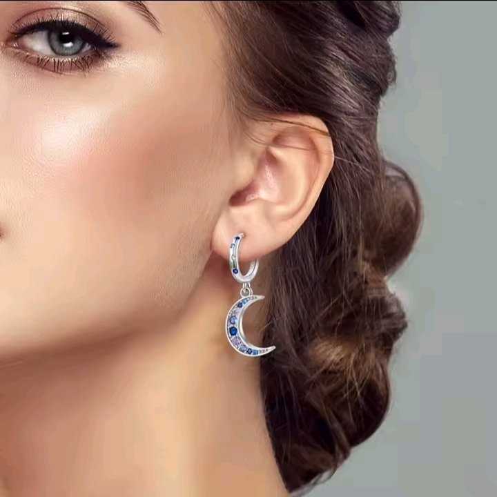 BOUCLE D OREILLE EN ARGENT STERLING S925 