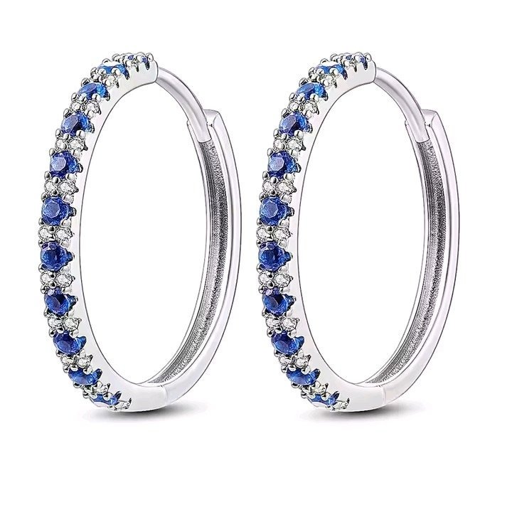 BOUCLE D OREILLE EN ARGENT STERLING S925 