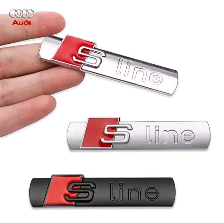 EMBLEME S LINE POUR VOITURE AUDI