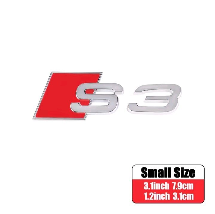 EMBLEME S3 POUR MALL DE VOITURE AUDI