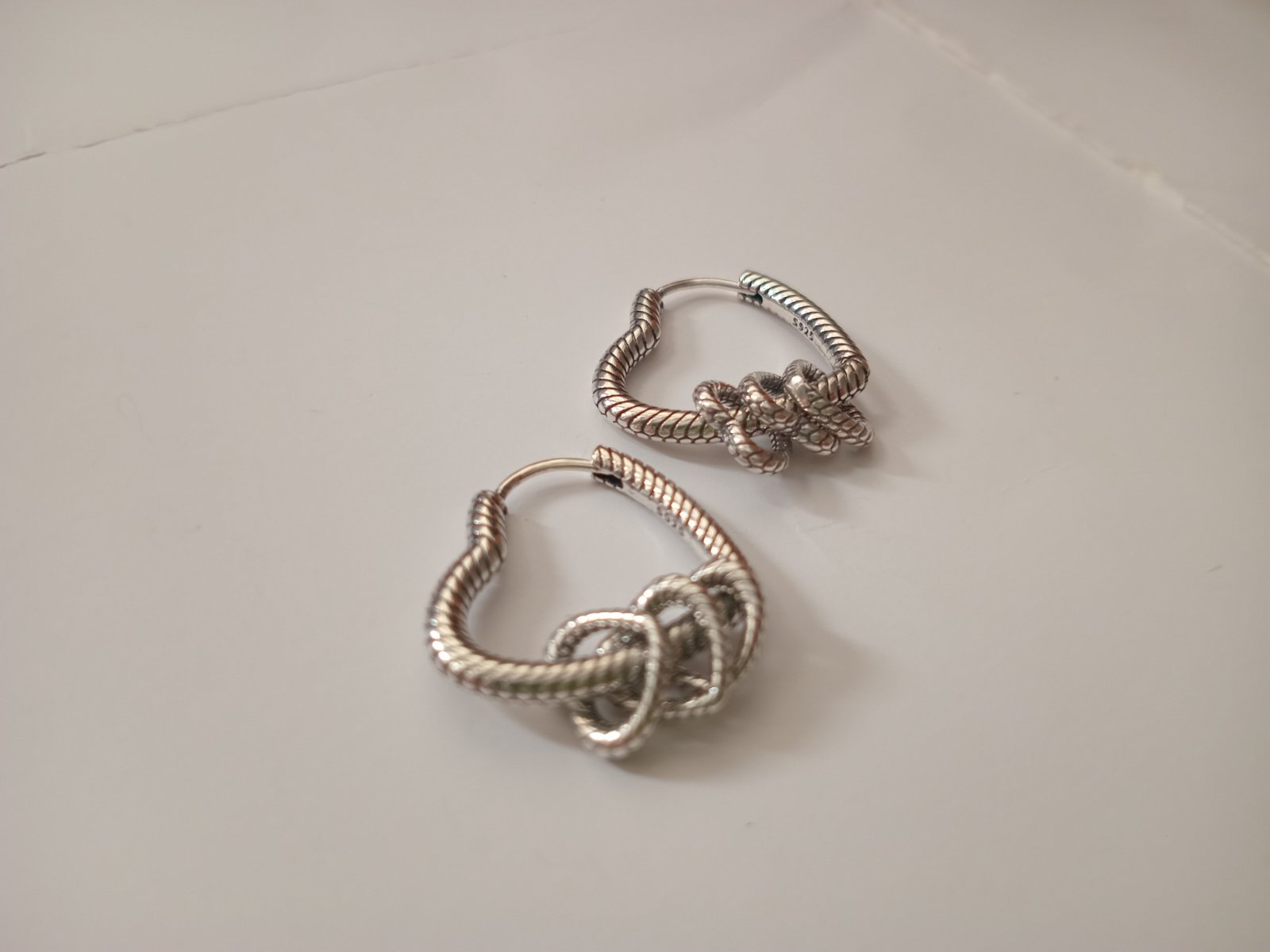 BOUCLE D OREILLE EN ARGENT STERLING S925 
