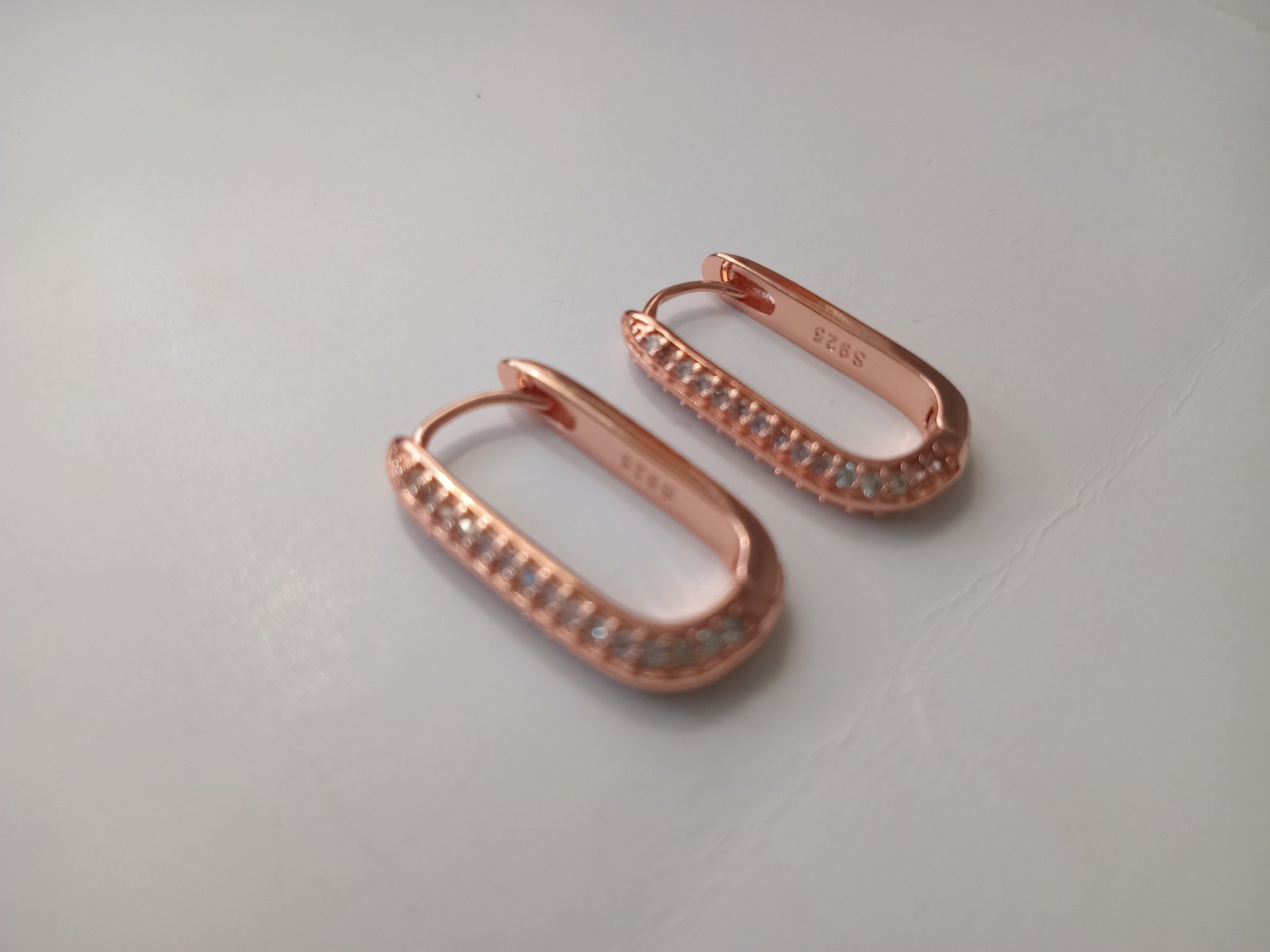 BOUCLE D OREILLE EN ARGENT STERLING S925 