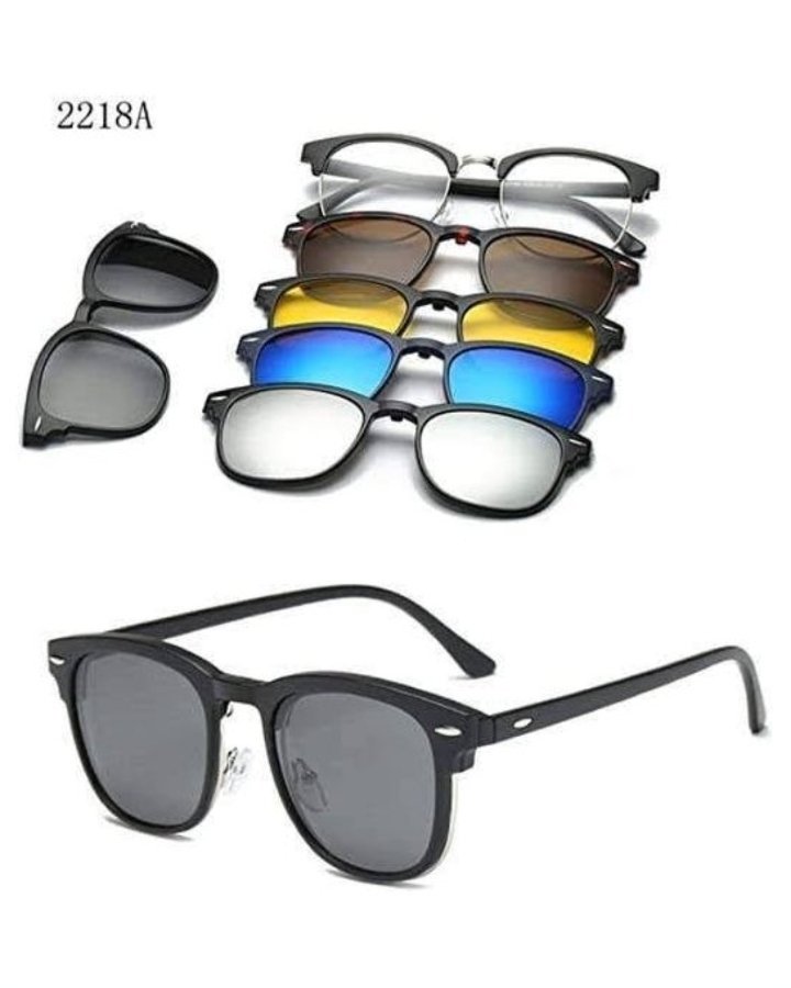 LUNETTE 6 EN 1 MONTURE ET 5 APPLIQUE POLARISER 