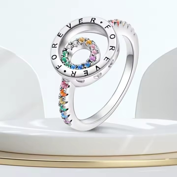 BAGUE EN ARGENT STERLING S925 TAILLE 9