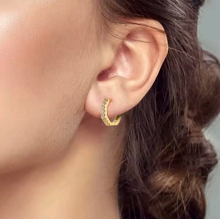 BOUCLE D OREILLE EN ARGENT STERLING S925 