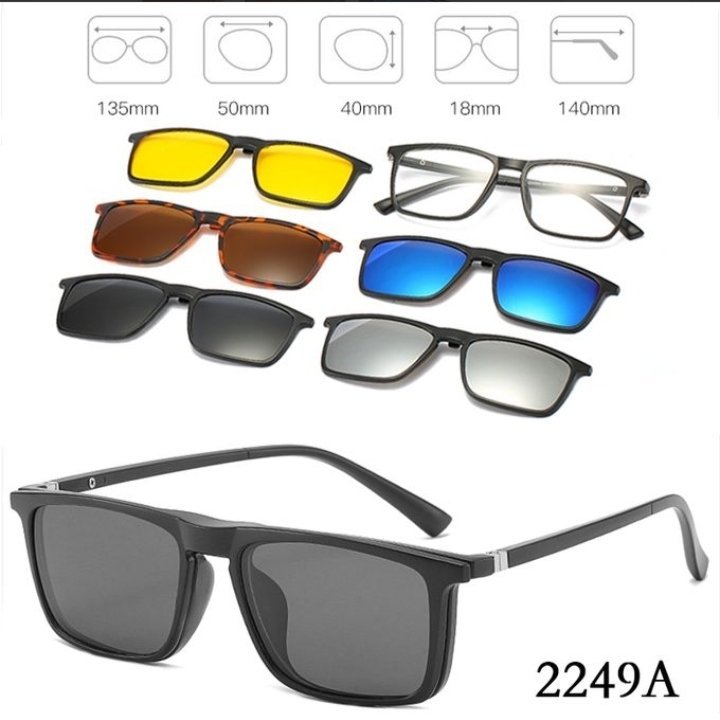 LUNETTE UNISEX 6 EN 1 MONTURE POLARISEE