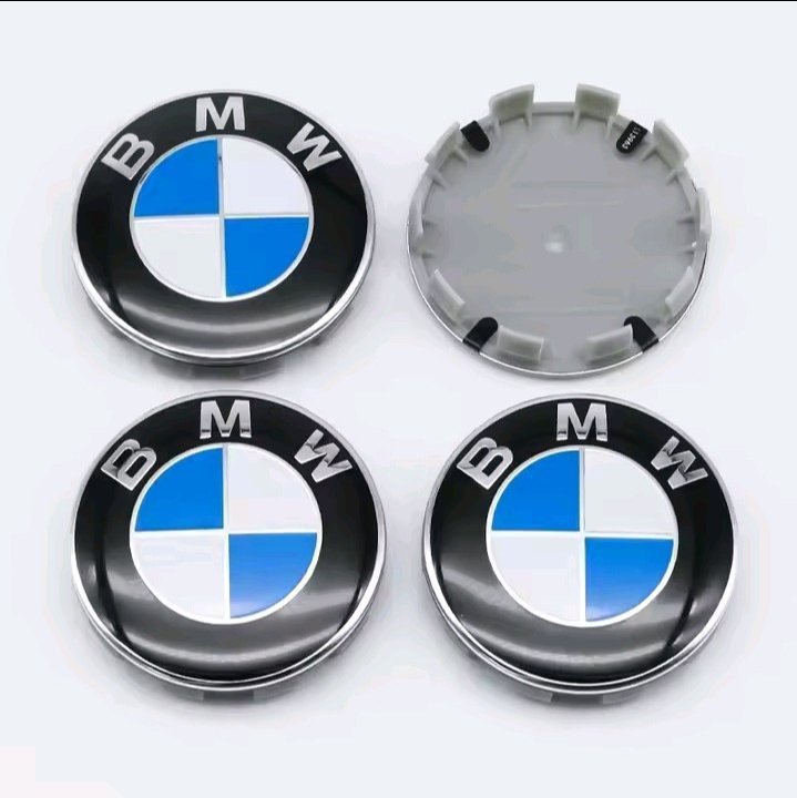 4 PIECE CACHE MOYEU DE ROUE DE VOITURE POUR BMW TAILLE 56MM 