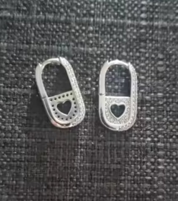 BOUCLE D OREILLE EN ARGENT STERLING S925 