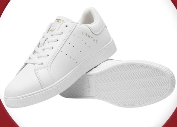 CHAUSSURE BASKET BLANCHE MIXTE POINTURE 38