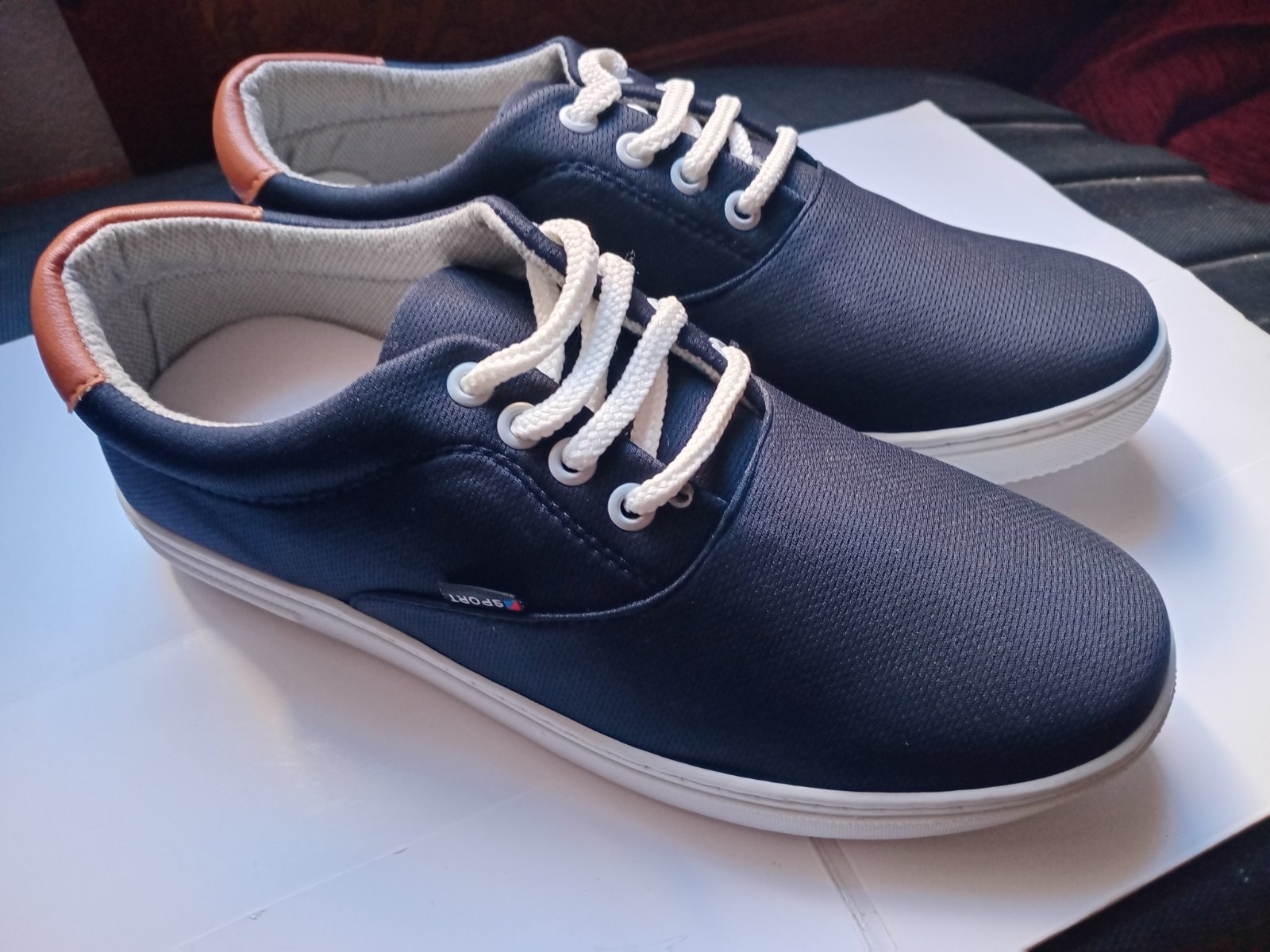 CHAUSSURE ROCK STEP DECONTRACTE BLEU POINTURE 40