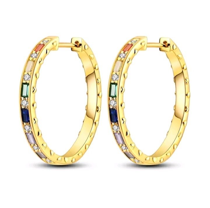 BOUCLE D OREILLE EN ARGENT STERLING S925 