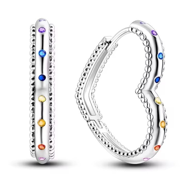 BOUCLE D OREILLE EN ARGENT STERLING S925 