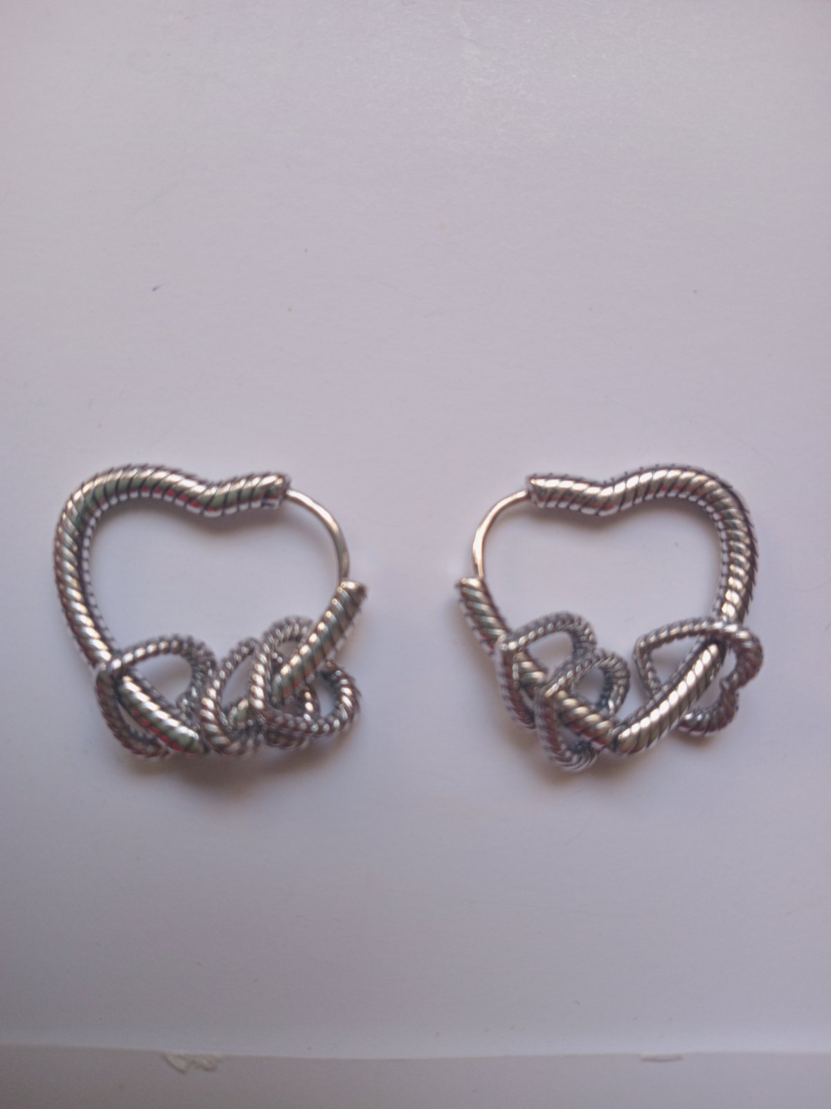 BOUCLE D OREILLE EN ARGENT STERLING S925 
