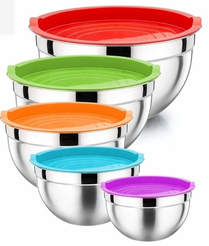 ESSENBLE DE BALL EN ACIER INOXIDABLE AVEC COUVERCLE 5 PIECE
