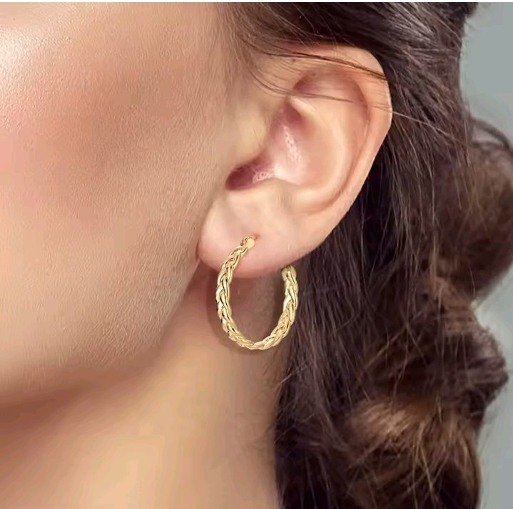 BOUCLE D OREILLE EN ARGENT STERLING S925