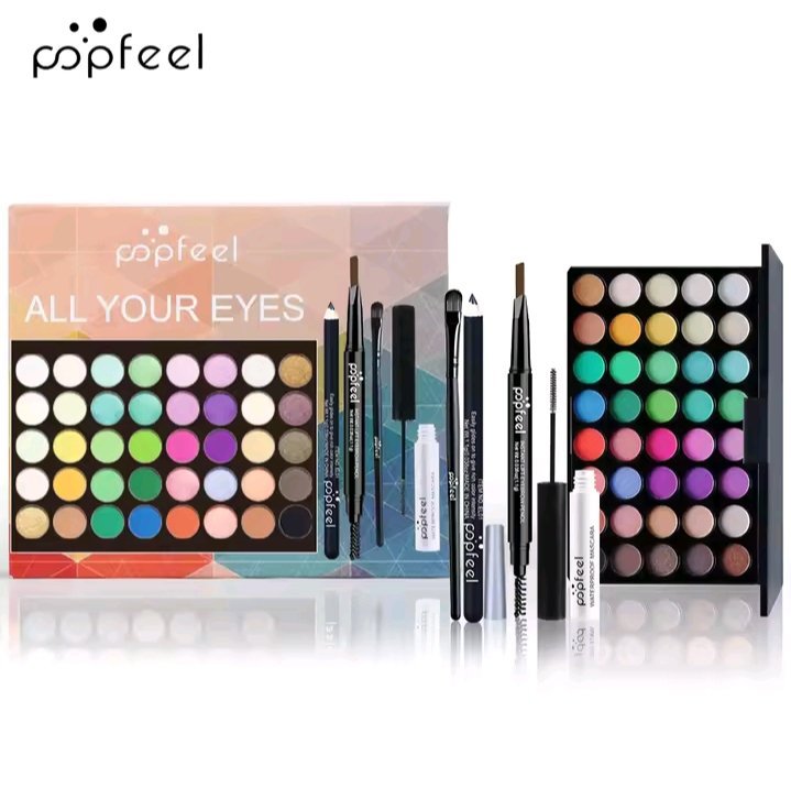 POPFEEL ENSEMBLE DE MAQUILLAGE POUR LES YEUX.PALETE DE FARD A BARRAGE