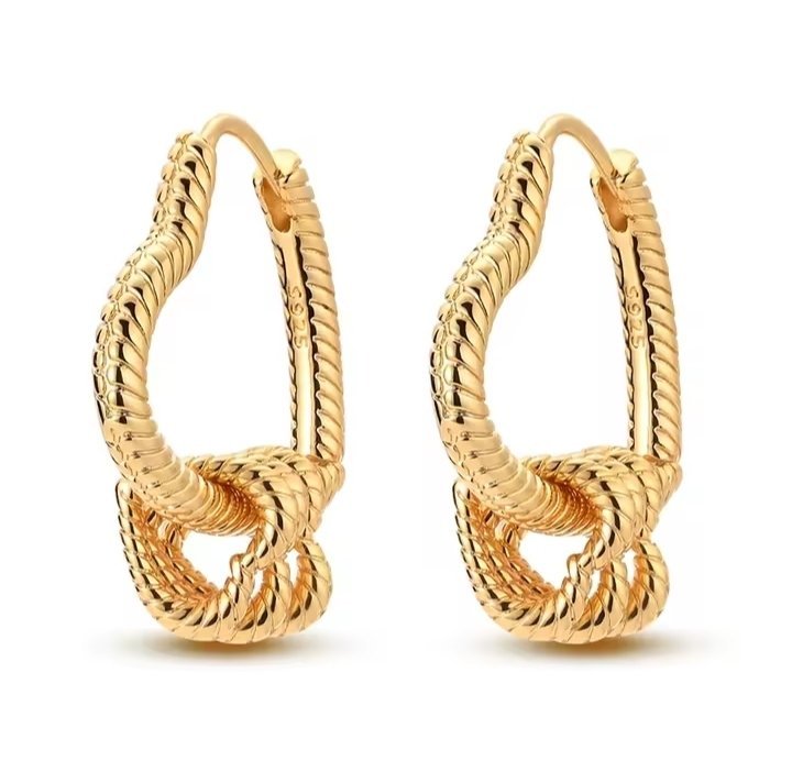 BOUCLE D OREILLE EN ARGENT STERLING S925 