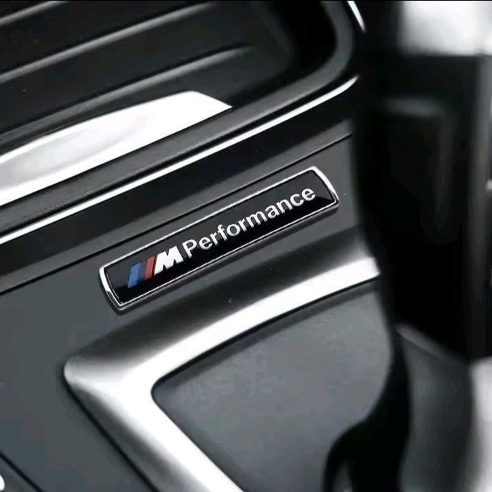 EMBLEME DE COTE DE CARROSERI EN METAL M PERFORMANCE. BADGE AUTOCOLAN DE COFFRE ARRIERE DECALCOMANI POUR BMW 