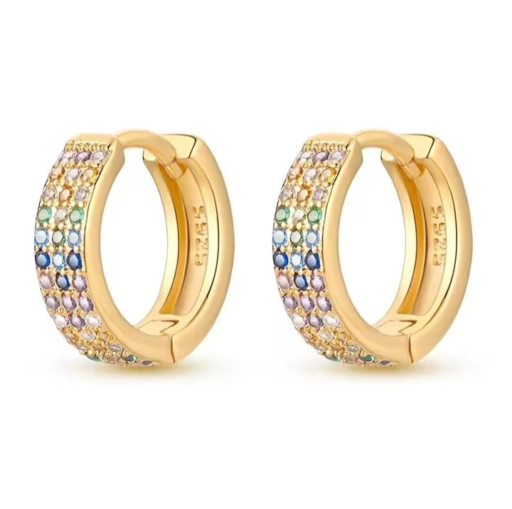 BOUCLE D OREILLE EN ARGENT STERLING S925 