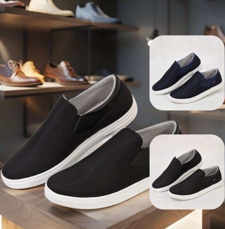 CHAUSSURE ROCKSTEP SLIP ON DECONTRACTE BLEU TOUT POINTURE DISPONIBLE DE 40 A 44