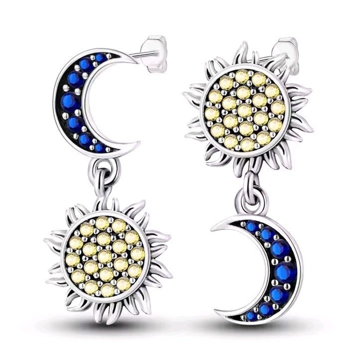 BOUCLE D OREILLE EN ARGENT STERLING S925