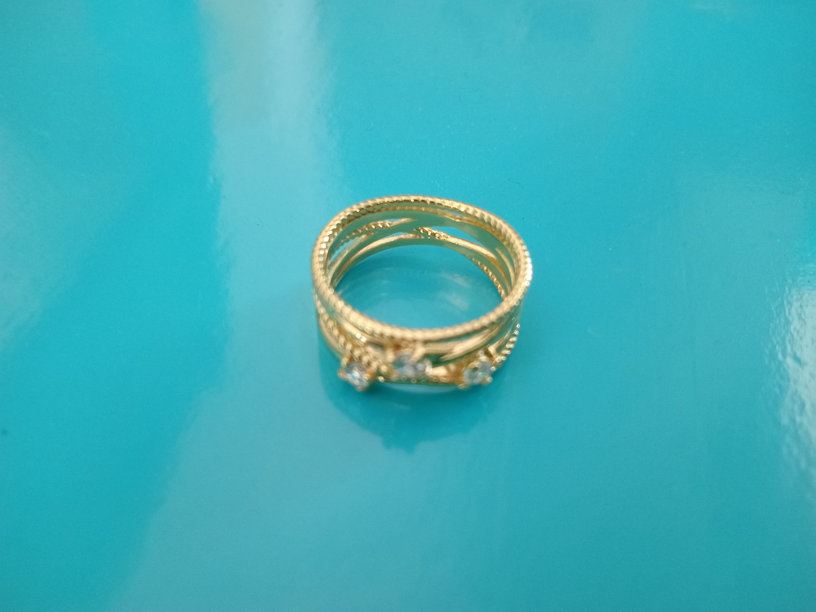 BAGUE EN ARGENT STERLING S925 TAILLE 9