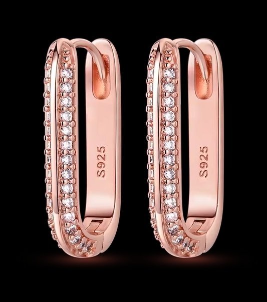 BOUCLE D OREILLE EN ARGENT STERLING S925 DISPONIBLE MAINTENANT 