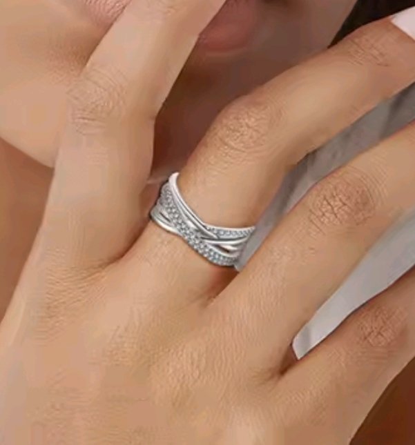 BAGUE EN ARGENT STERLING S925 TAILLE 9