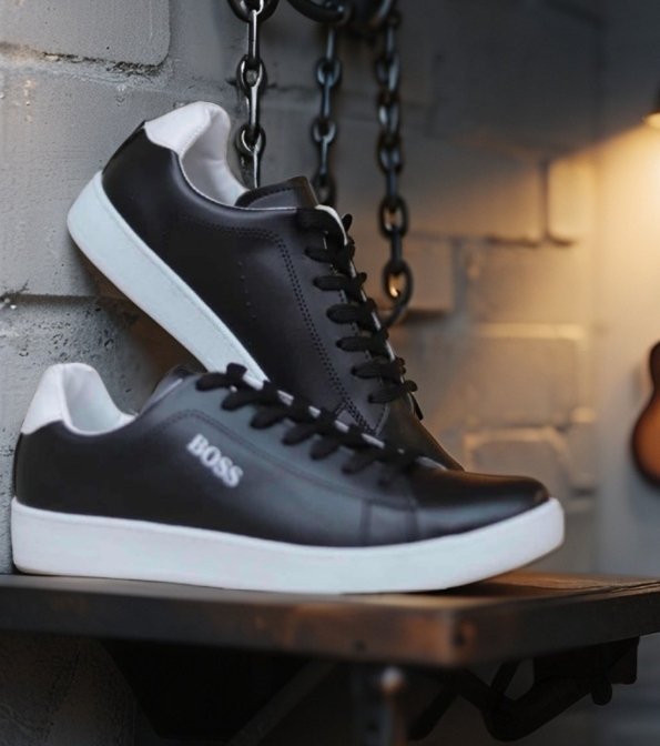 CHAUSSURE ROCK 100% CUIRE NOIRE POINTURE 42