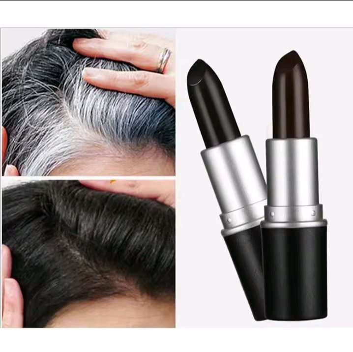 TENTURE CAPILAIRE JETABLE .COUVERTURE INSTANTANE DES RACINE GRIS .BATTON DE CREME MODIFIER COUVERTURE TEMPORAIRE .PRODUIT DE COIFFURE POUR CHEVEUX BLANC 