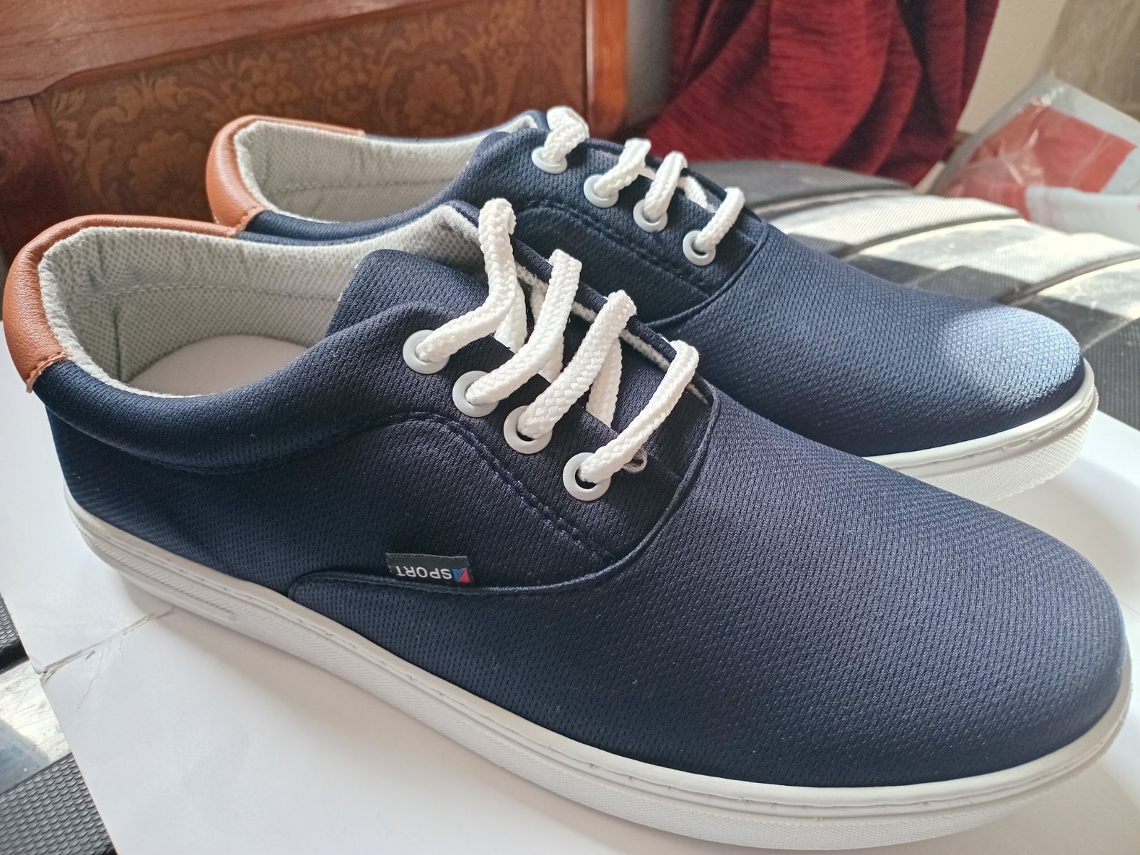 CHAUSSURE ROCK STEP DECONTRACTE BLEU POINTURE 40