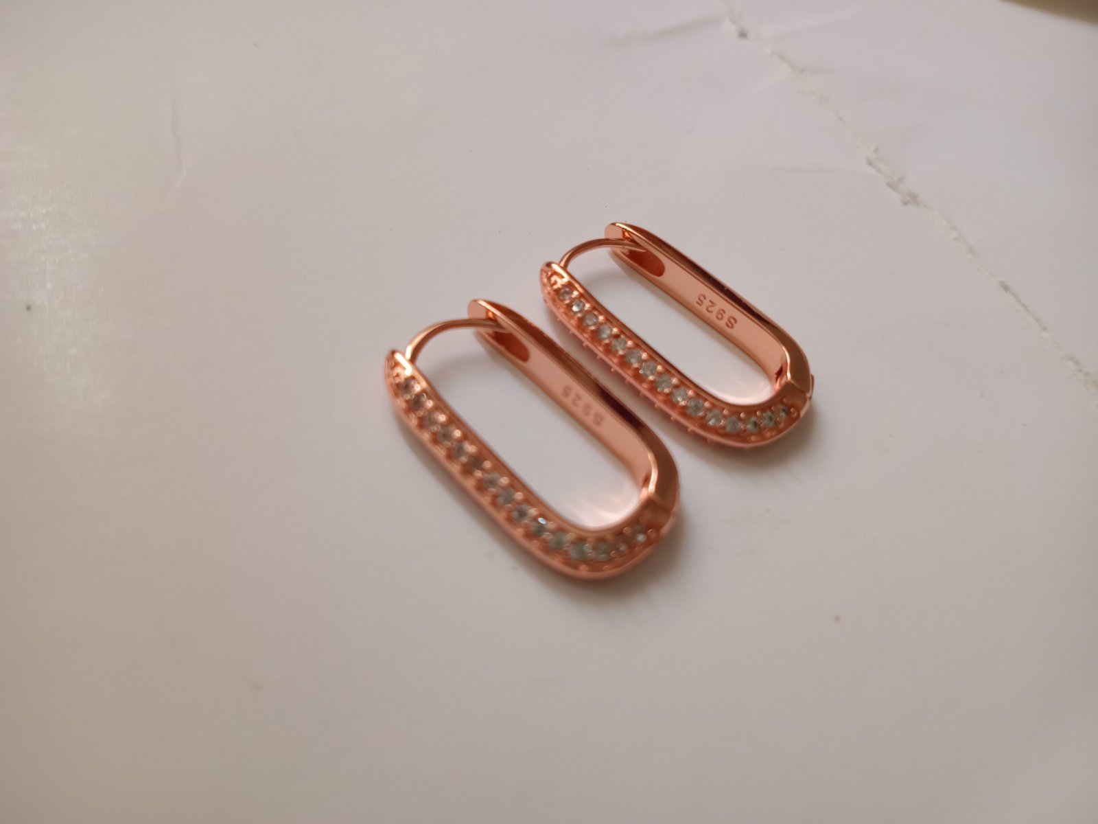 BOUCLE D OREILLE EN ARGENT STERLING S925 