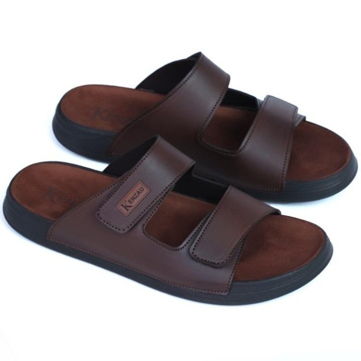KENZOU CLAQUETTE HOMME SCRATCH REGLABLE & SEMELLE SOUPLE POINTURE 40