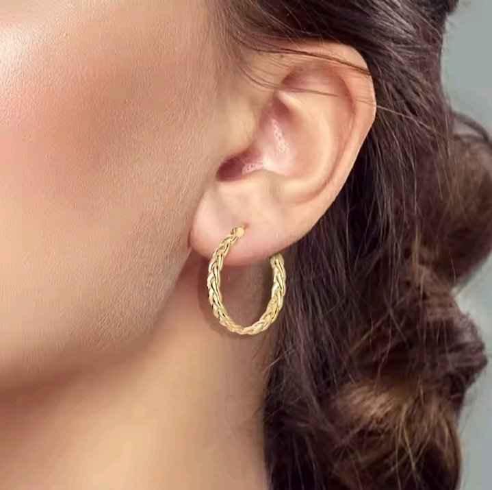 BOUCLE D OREILLE EN ARGENT STERLING S925 