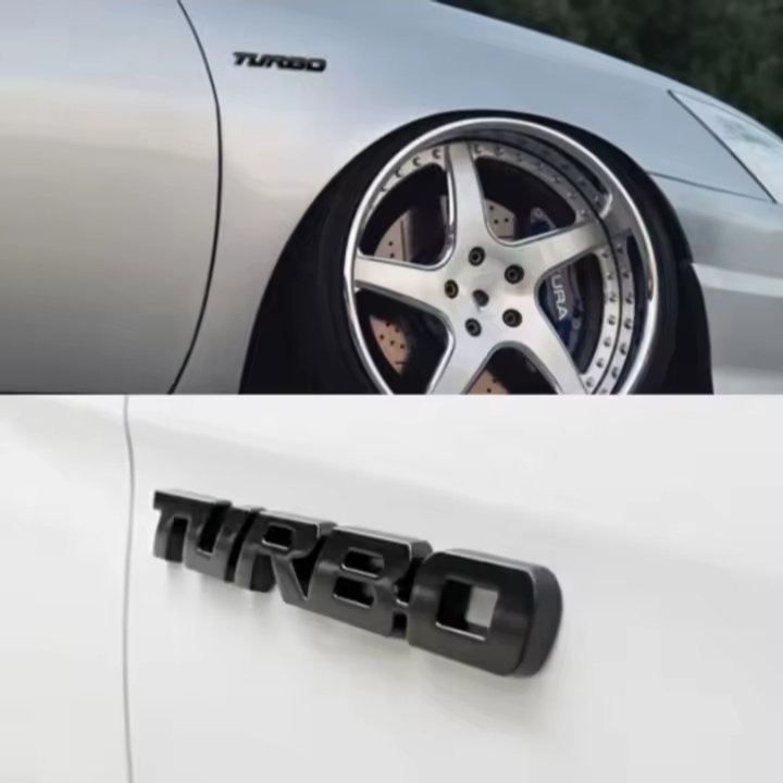 EMBLEME BADGE AUTOCOLAN TURBO