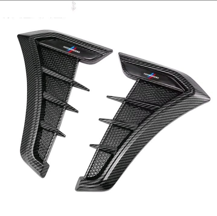 AUTOCOLAN DE PANEAU DE FEUILLE LATERAL DE VOITURE 2 PIECES GARDE DE BOUE MODIFIER POUR BMW M PERFORMANCE 