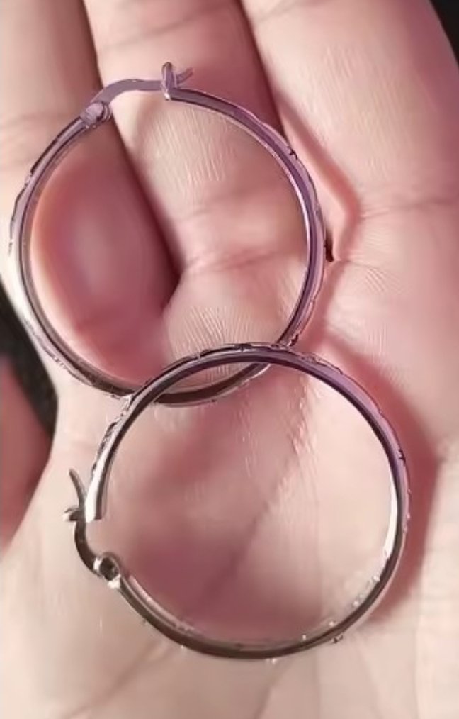 BOUCLE D OREILLE EN ARGENT STERLING S925 