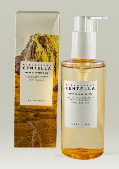 HUILE DE NETOYAGE DE PEAU DE VISAGE CENTELLA MADAGASCAR 