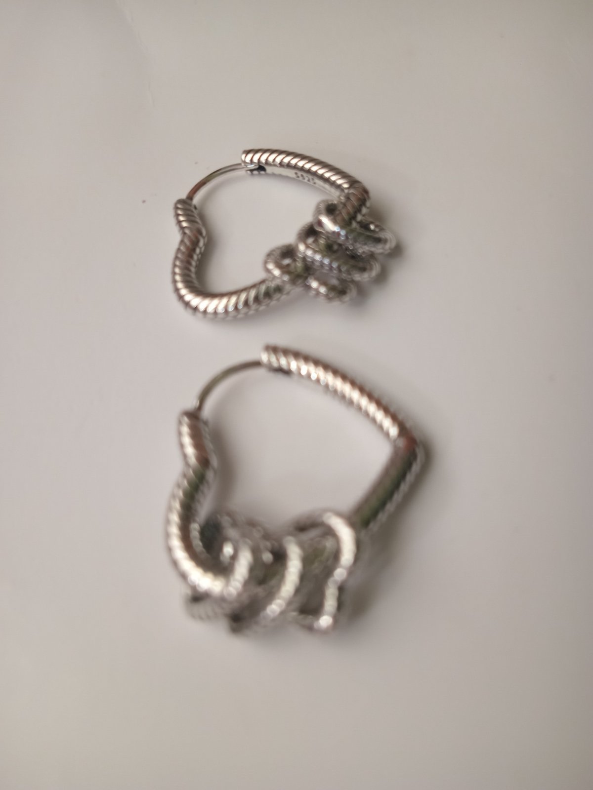 BOUCLE D OREILLE EN ARGENT STERLING S925 