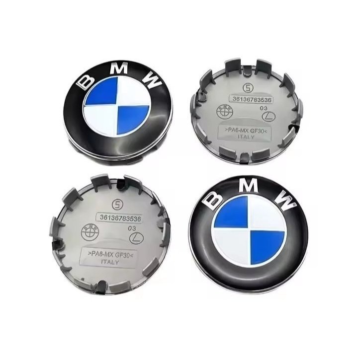 4 PIECE 56MM CACHE MOYEU DE ROUE DE VOITURE BMW